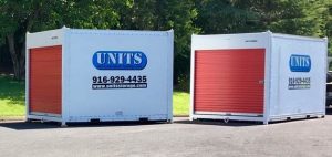 UNITS offers multiple sizes of portable storage containers in Carmichael